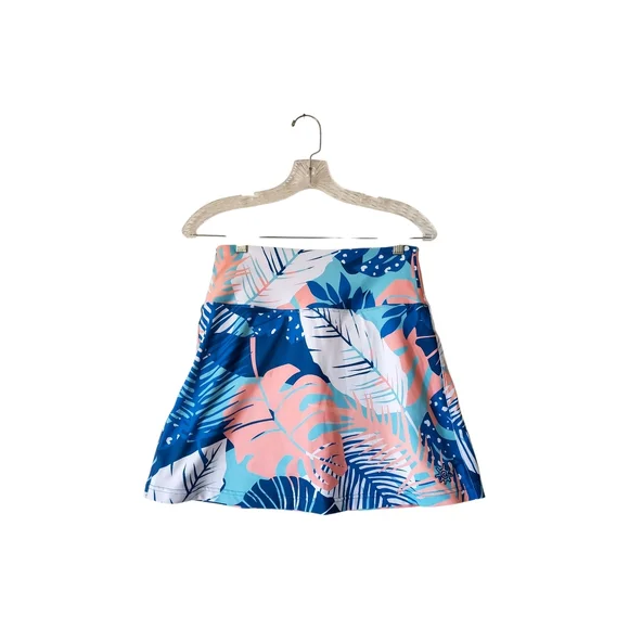 Uv Skinz Tropical UPF 50+ Mini Skort Athletic Sports Size XS Women Preowned - Picture 2 of 10